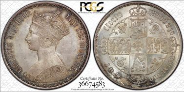1860 Florin S-3891 MS65