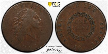 1793 1C Chain, AMERI., S-1 VF25BN
