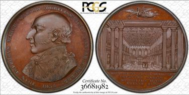 1835 Medal Eimer-1282 Bronzed AE Marquis of Camden SP66
