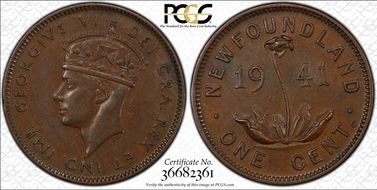 1941-C 1C Re-engraved Die AU55BN