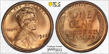 1928 1C MS67+ RD