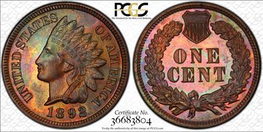 1892 1C PR63RB