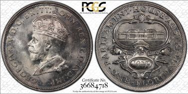 1927(m) Florin Canberra  KM-31 MS63