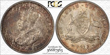 1913 Florin MS63