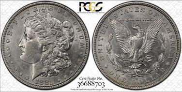 1881-O $1 AU55