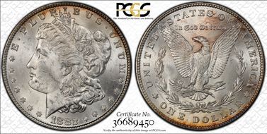 1882 $1 MS63