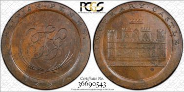 1797 Tk 1D DH-2 Argyleshire, Inverary MS64BN