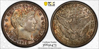 1914-D 25C MS66+