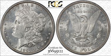 1897 $1 MS62