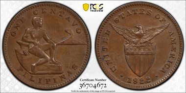1922 1C AU58BN