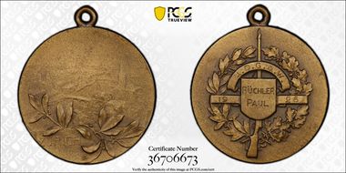 1928 Medal Zurich R-1842Aa Ae MS64