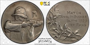 1929 Medal Glion R-1632Ab Ag N1