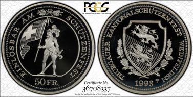 1993 HF 50 Fr Thurgau Haberling-45a PR69DCAM