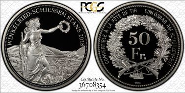 2018 50 Fr Stans Shooting Festival PR68DCAM