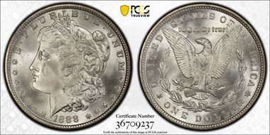 1888 $1 MS66