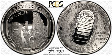 2019-S 50C Apollo 11 50th Anniversary Set First Strike - Half Dollar Set AMF PR69DCAM