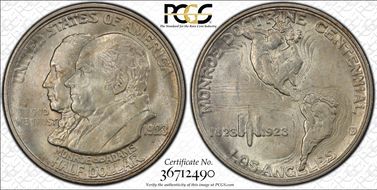 1923-S 50C Monroe MS65