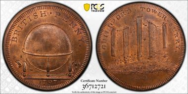 1797 Tk 1D DH-138 Middlesex, Surrey MS65RB