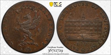 1793 Tk 1/2D DH-1 Kirkcudbrightshire Gatehouse XF45BN