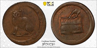 1795 Tk 1/4D DH-1091 Middlesex, Spence's AU53BN