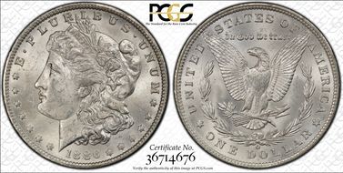1886-O $1 MS62