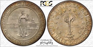 1936-S 50C Columbia MS67