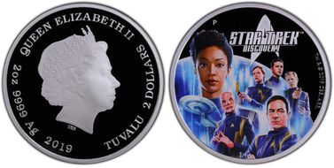 2019-P $2 Star Trek  Discovery Crew - First Strike PR70DCAM
