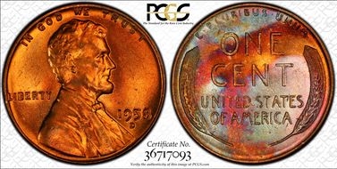 1958-D 1C MS64RB
