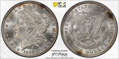 1888-O $1 VAM 34 Oval O MS65