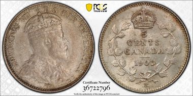 1903-H 5C Large H MS64