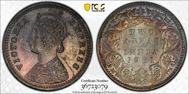1901-B 2 An SW-6.455 Incuse MS63
