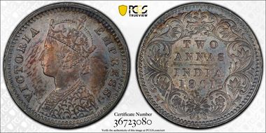 1901-B 2 An SW-6.455 Incuse MS63