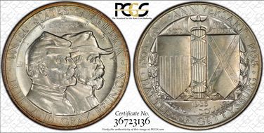 1936 50C Gettysburg MS66