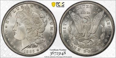 1885-CC $1 MS67+