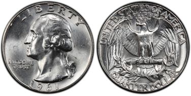 1961 25C Type B Reverse, FS-901 MS66
