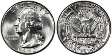 1963 25C Type B Reverse, FS-901 MS66
