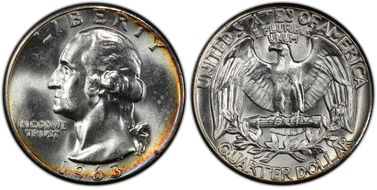 1963 25C Type B Reverse, FS-901 MS66