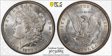 1883-CC $1 MS66