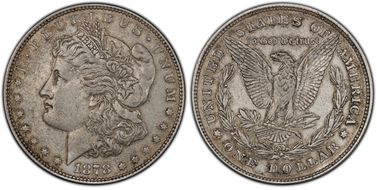 1878 8TF $1 VAM 14.20 Boll Lines N1