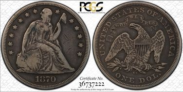 1870-CC $1 F12