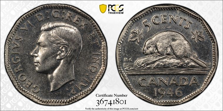 Cert 36741801 - Coin Image