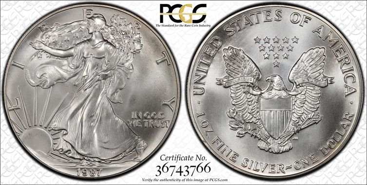 Cert 36743766 - Coin Image