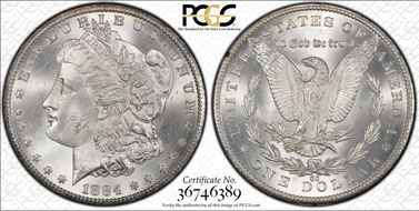 1884-CC $1 GSA Hoard MS65