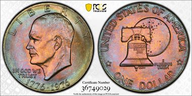 1976 $1 Type 2 MS66