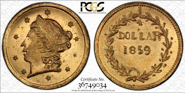 1859 G25C BG-801 MS67