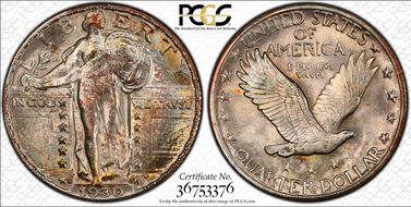 1930-S 25C MS67+ FH