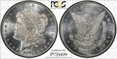 1879-S $1 VAM 43 Reverse of 1878 MS64