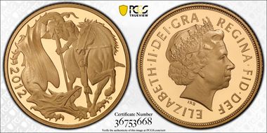 2012 Sov S-SC8 Diamond Jubilee PR70DCAM