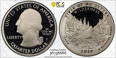 2019-S 25C Frank Church River of No Return NP First Strike PR70DCAM