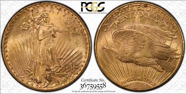 1910-S $20 MS65+